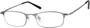 Angle of The Sydney in Blue, Women's and Men's Rectangle Reading Glasses