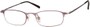 Angle of The Sydney in Purple, Women's and Men's Rectangle Reading Glasses