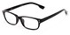 Angle of The Surrey Bifocal in Black, Women's and Men's Rectangle Reading Glasses