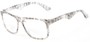 Angle of The Nebula Bifocal in Black/Clear, Women's and Men's Retro Square Reading Glasses