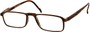 Angle of The Gardner in Brown Tortoise, Women's and Men's Rectangle Reading Glasses