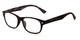 Angle of The Hero in Black, Women's and Men's Retro Square Reading Glasses