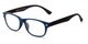 Angle of The Hero in Blue, Women's and Men's Retro Square Reading Glasses