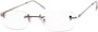 Angle of The Fairmount in Silver, Women's and Men's Rectangle Reading Glasses