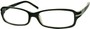 Angle of The Danica in Black/White, Women's Rectangle Reading Glasses