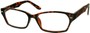 Angle of The Waverly in Tortoise Brown, Women's and Men's Rectangle Reading Glasses