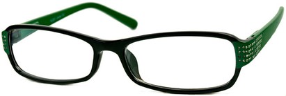 Angle of The Lydia in Black/Green, Women's and Men's  