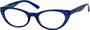 Angle of The Imperial in Blue, Women's Cat Eye Reading Glasses