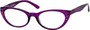 Angle of The Imperial in Purple, Women's Cat Eye Reading Glasses