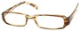 Angle of The Becky in Brown and Clear Frame, Women's and Men's  