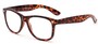 Angle of The Dean in Tortoise, Women's and Men's Retro Square Reading Glasses