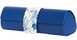 Angle of Floral Reading Glasses Case #1010 in Blue, Women's and Men's  