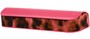 Angle of Animal Print Reading Glasses Case #1003 in Pink/Cheetah, Women's and Men's  
