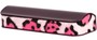 Angle of Animal Print Reading Glasses Case #1003 in Purple/Pink Leopard, Women's and Men's  