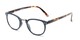 Angle of The Rain in Blue/Tortoise, Women's and Men's Round Reading Glasses