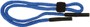 Angle of Braided Neck Cord in Blue, Women's and Men's  Neck Cords
