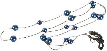 Angle of Martha Reading Glasses Chain in Grey/Blue, Women's and Men's  Neck Chains