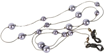 Angle of Martha Reading Glasses Chain in Grey/Purple, Women's and Men's  Neck Chains