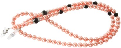 Angle of Pearl Reading Glasses Chain in Pink, Women's and Men's  Neck Chains