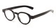 Angle of The Myrtle in Black, Women's and Men's Round Reading Glasses