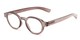 Angle of The Myrtle in Grey, Women's and Men's Round Reading Glasses