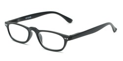 Angle of The Sunset in Black, Women's and Men's Rectangle Reading Glasses