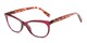 Angle of The Liv in Red/Tortoise, Women's Cat Eye Reading Glasses
