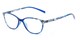 Angle of The Queen in Blue, Women's Cat Eye Reading Glasses