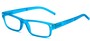 Angle of The Anchor Detachable Neck Cord Reader in Blue, Women's and Men's Rectangle Reading Glasses