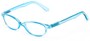 Angle of The Pandora in Blue, Women's Oval Reading Glasses