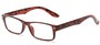 Angle of The Apollo in Glossy Tortoise, Women's and Men's Rectangle Reading Glasses