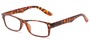 Angle of The Apollo in Matte Tortoise, Women's and Men's Rectangle Reading Glasses