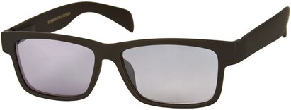 Angle of The Malone Reading Sunglasses in Black, Women's and Men's  
