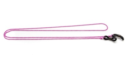 Angle of Seattle Reading Glasses Chain in Fuschia Pink, Women's  Neck Cords