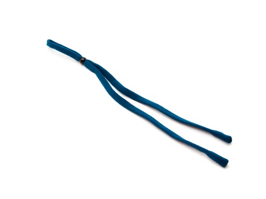 Angle of Sporty Neck Cord #20 in Blue, Women's and Men's  Neck Cords