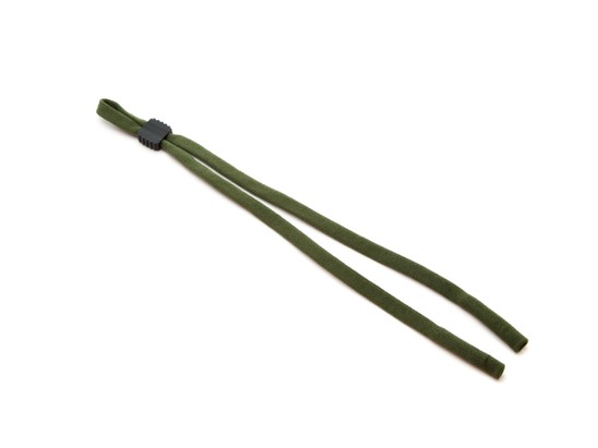 Angle of Sporty Neck Cord #20 in Dark Green, Women's and Men's  Neck Cords