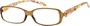 Angle of The Kendra Flexible Reader in Yellow, Women's Rectangle Reading Glasses