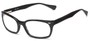 Angle of Talbott by felix + iris in Black, Women's and Men's Square Reading Glasses