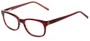 Angle of The Thyme in Burgundy, Women's and Men's Retro Square Reading Glasses