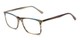 Angle of The Vanderbilt Signature Reader in Green, Women's and Men's Square Reading Glasses