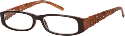 Angle of The Harriet in Brown with Tan, Women's and Men's  