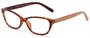Angle of The Talulah Recycled Bark Reader in Brown Tortoise, Women's Cat Eye Reading Glasses