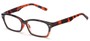 Angle of The Andie in Tortoise, Women's and Men's Retro Square Reading Glasses