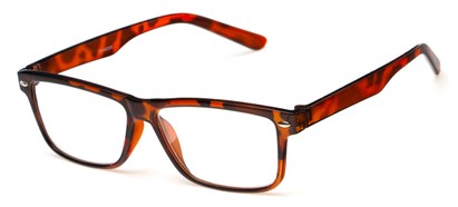 Angle of The Redwood in Tortoise, Women's and Men's Retro Square Reading Glasses