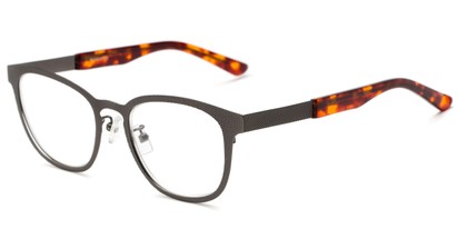 Angle of The Warwick Signature Reader in Silver/Tortoise, Women's and Men's Square Reading Glasses