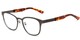 Angle of The Warwick Signature Reader in Silver/Tortoise, Women's and Men's Square Reading Glasses