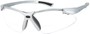 Angle of X Power Bifocal Safety Glasses with Interchangeable Lenses in Matte Silver, Women's and Men's  